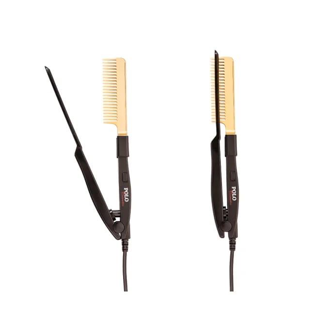 מסרק מחליק טיטניום חשמלי – שיער חלק, בריא ומעוצב תוך דקות