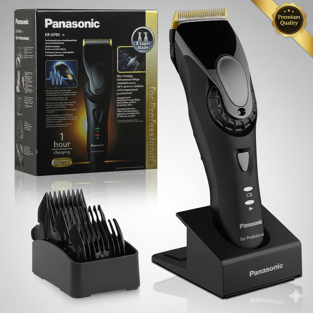 מכונת תספורת מקצועית Panasonic ER-GP80-K – האגדה של המספרות